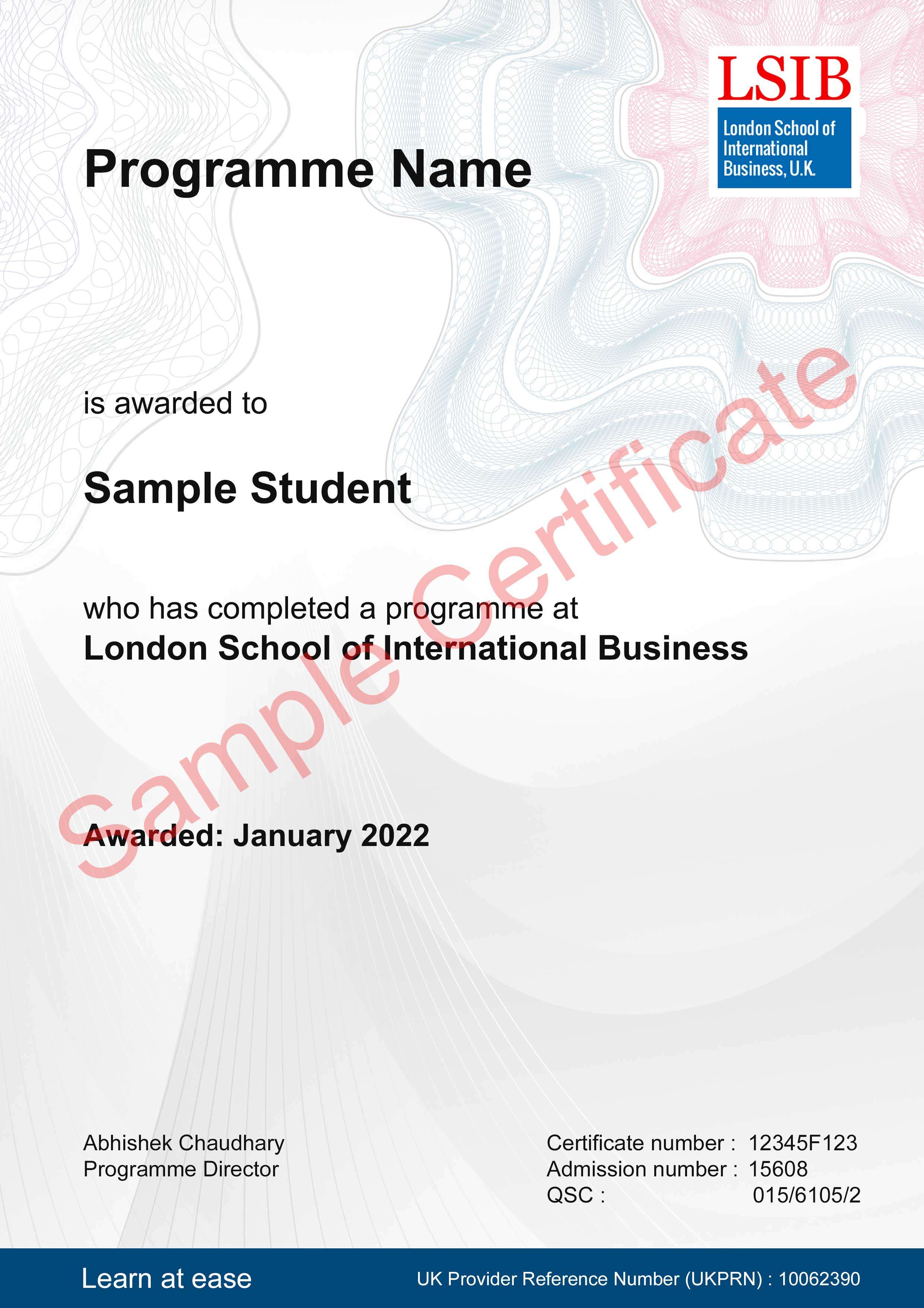 Level 5 Diploma in Business Management (120 credits)